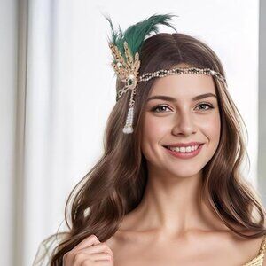 Flapper Feather Headband